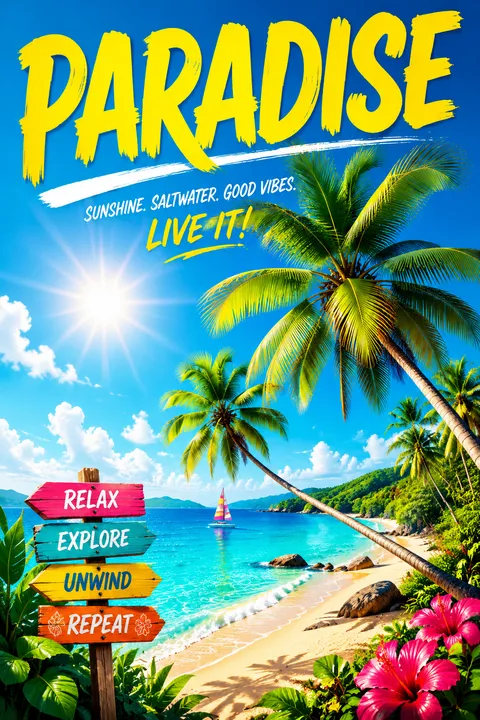 Tropical Stories - for wall decoration | poster.sh