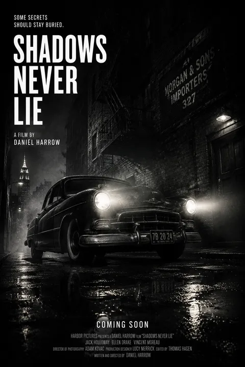 Noir Movie Poster - for film promotion | poster.sh