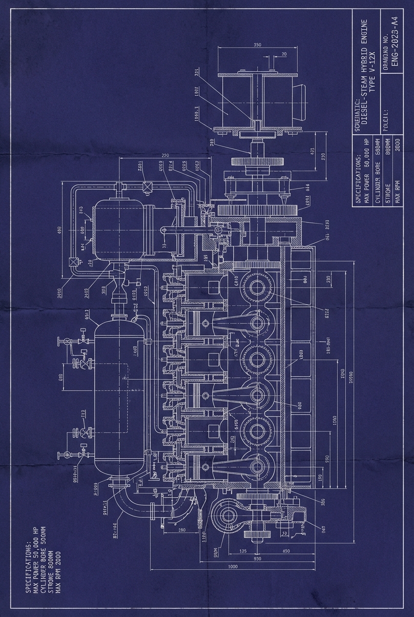 Blueprint Infographic - for printed materials | poster.sh