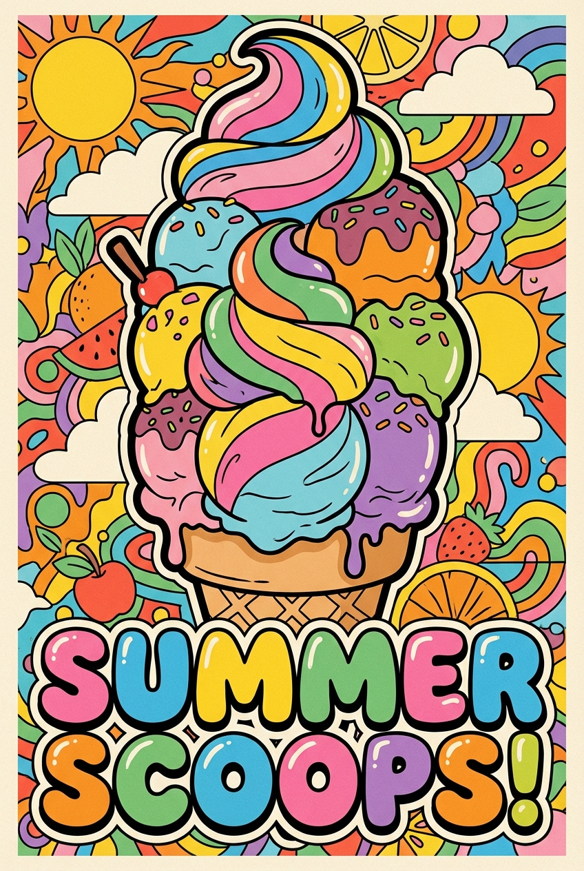 Cartoon Illustration - for wall decoration | poster.sh