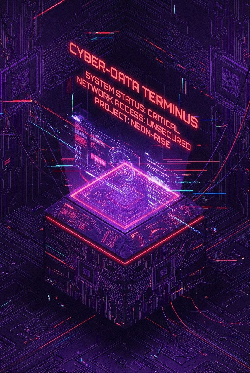 Cyberpunk Digital Art - for tech events | poster.sh